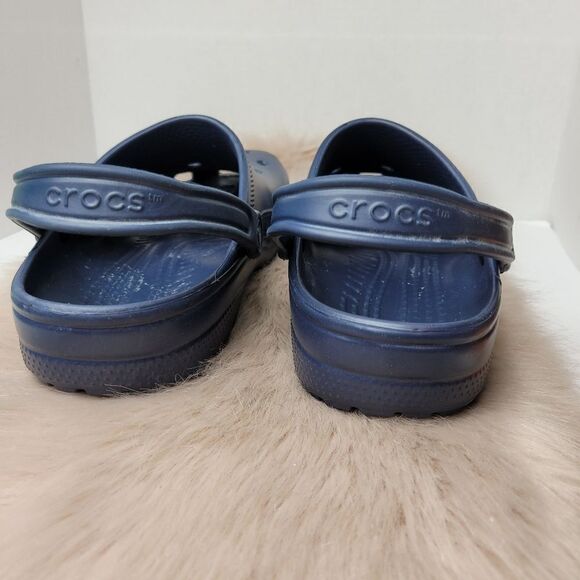 Crocs Classic Clog Navy Blue Shoes Size 10M 12W main image 4